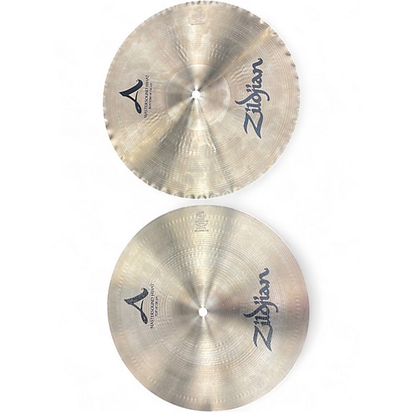 Used Zildjian 14in A Mastersound Hi Hat Pair Cymbal