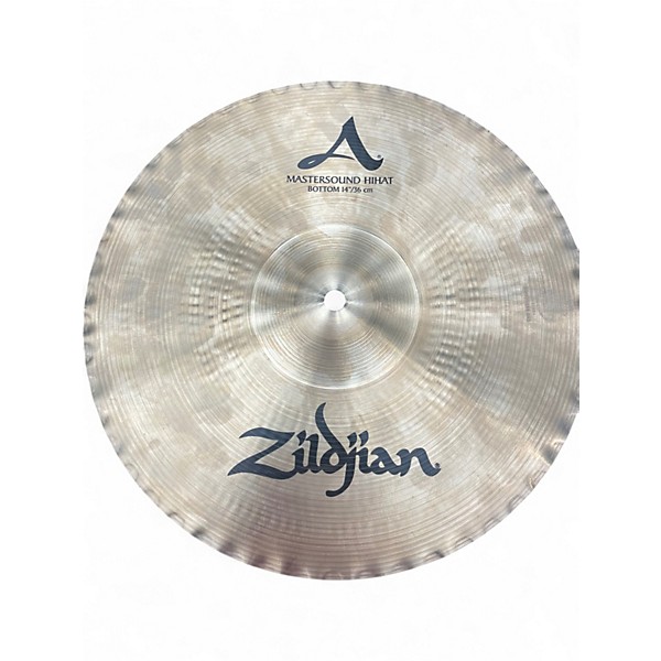 Used Zildjian 14in A Mastersound Hi Hat Pair Cymbal