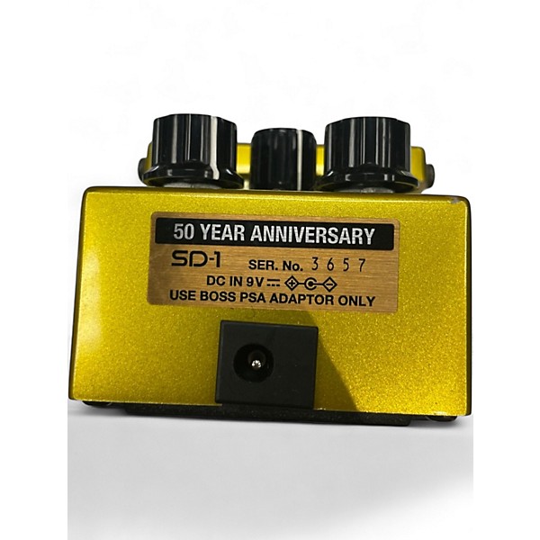 Used BOSS SD1 50th Anniversary Edition Effect Pedal