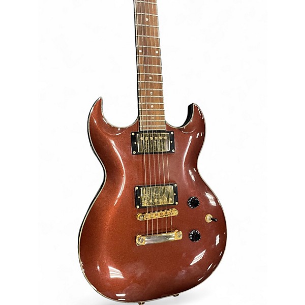 Used Samick Greg Bennett Torino TR4 MBC Black Cherry Metallic Solid Body Electric Guitar