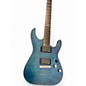 Used Schecter Guitar Research C1 Platinum Trans Blue Solid Body Electric Guitar