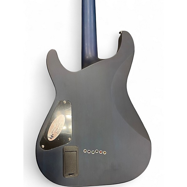 Used Schecter Guitar Research C1 Platinum Trans Blue Solid Body Electric Guitar