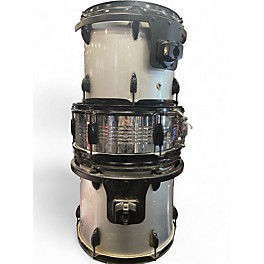 Used Pulse 3 Piece 4 PIECE Silver Drum Kit