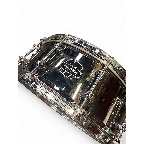 Used Mapex 5.5X14 Armory Series Tomahawk Black Chrome Drum