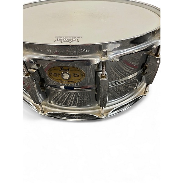 Used Pearl 6.5X14 SENSITONE Chrome Silver Drum