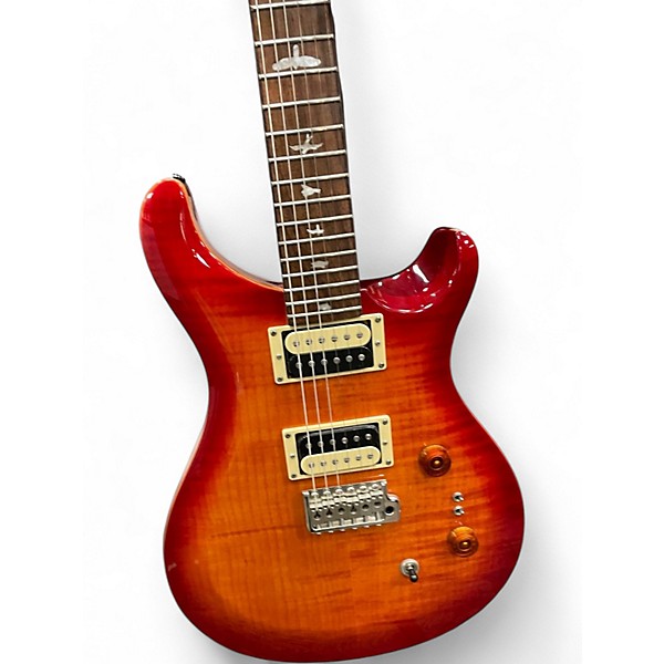 Used PRS SE Custom 24-08 Sunburst Solid Body Electric Guitar