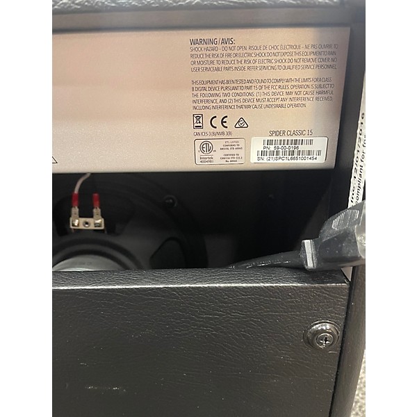 Used Line 6 Spider Classic 15 Guitar Combo Amp