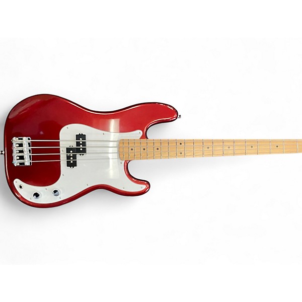 Used Fender Standard Precision Bass Candy Cola Electric Bass Guitar