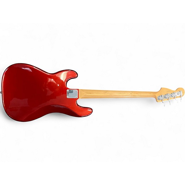 Used Fender Standard Precision Bass Candy Cola Electric Bass Guitar