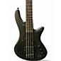 Used Schecter Guitar Research Stiletto Stealth Satin Black Electric Bass Guitar thumbnail