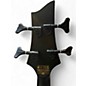 Used Schecter Guitar Research Stiletto Stealth Satin Black Electric Bass Guitar