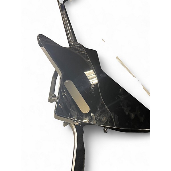 Used 2015 Epiphone Explorer Black Solid Body Electric Guitar