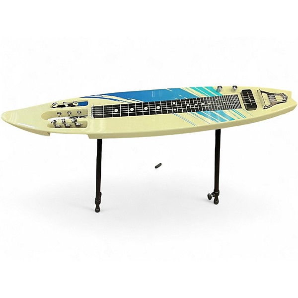 Used Mahalo MLG1 SURFBOARD LAP STEEL VINTAGE WHITE Lap Steel