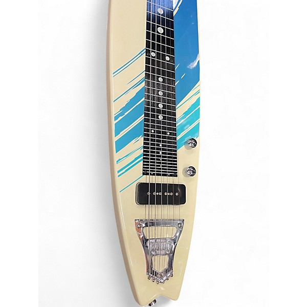 Used Mahalo MLG1 SURFBOARD LAP STEEL VINTAGE WHITE Lap Steel