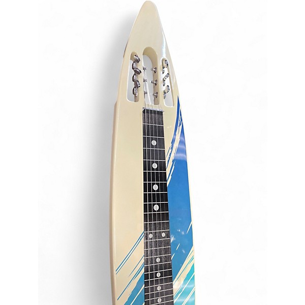 Used Mahalo MLG1 SURFBOARD LAP STEEL VINTAGE WHITE Lap Steel