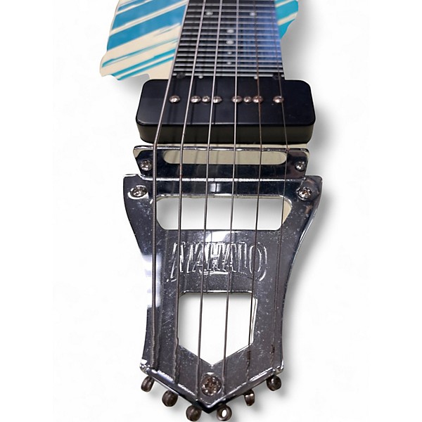 Used Mahalo MLG1 SURFBOARD LAP STEEL VINTAGE WHITE Lap Steel