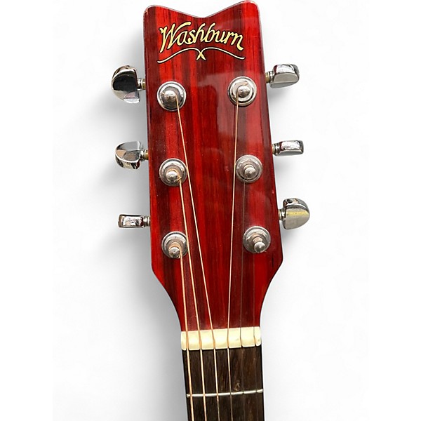 Used Washburn D-10N Natural Acoustic Guitar