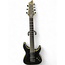 Used 2014 Schecter Guitar Research C7 Blackjack ATX Black Solid Body Electric Guitar