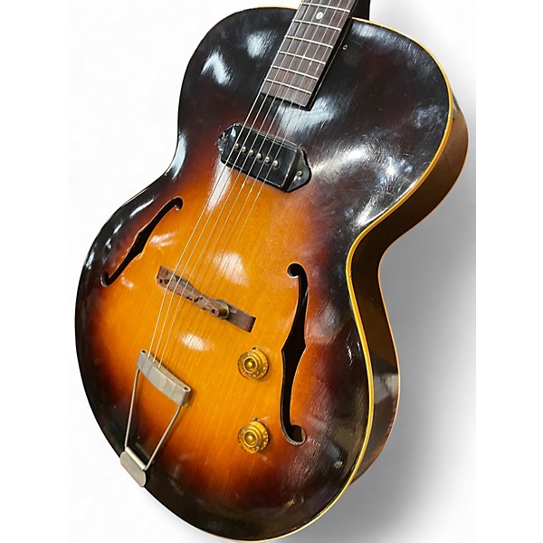 Vintage 1953 Gibson ES-125 2 Color Sunburst Hollow Body Electric Guitar