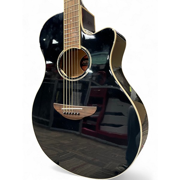 Used Yamaha APX600 Black Acoustic Electric Guitar
