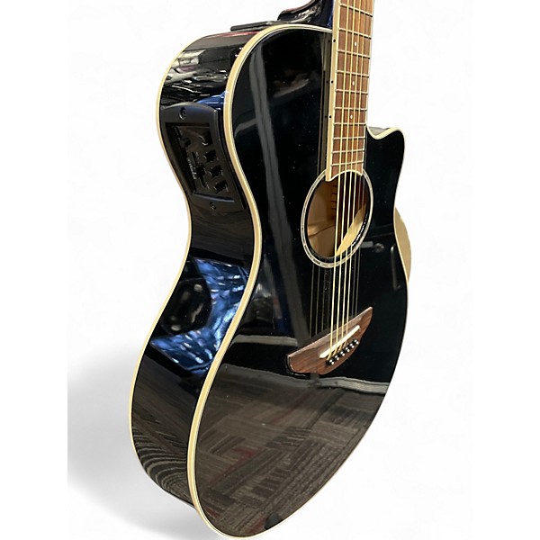 Used Yamaha APX600 Black Acoustic Electric Guitar