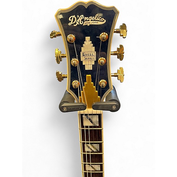 Used D'Angelico Excel Series DC Semi-Hollow Vintage Natural Hollow Body Electric Guitar