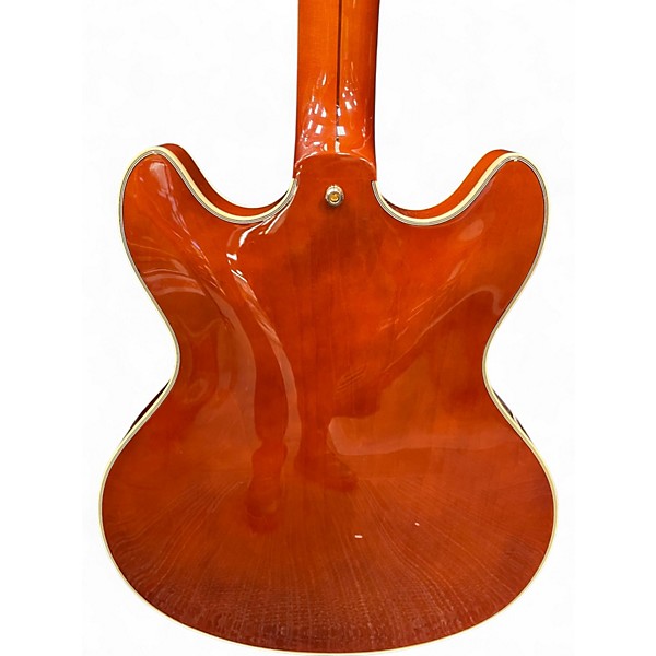 Used D'Angelico Excel Series DC Semi-Hollow Vintage Natural Hollow Body Electric Guitar