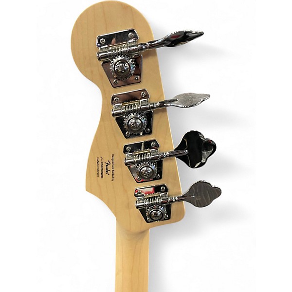 Used Squier Affinity Jazz Bass Cream Electric Bass Guitar