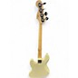 Used Squier Affinity Jazz Bass Cream Electric Bass Guitar
