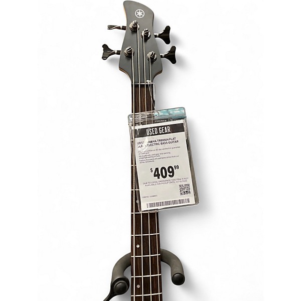 Used Yamaha TRBX504 Flat Black Electric Bass Guitar