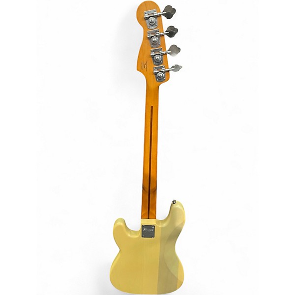 Used Squier Precision Bass Vintage Yellow Electric Bass Guitar