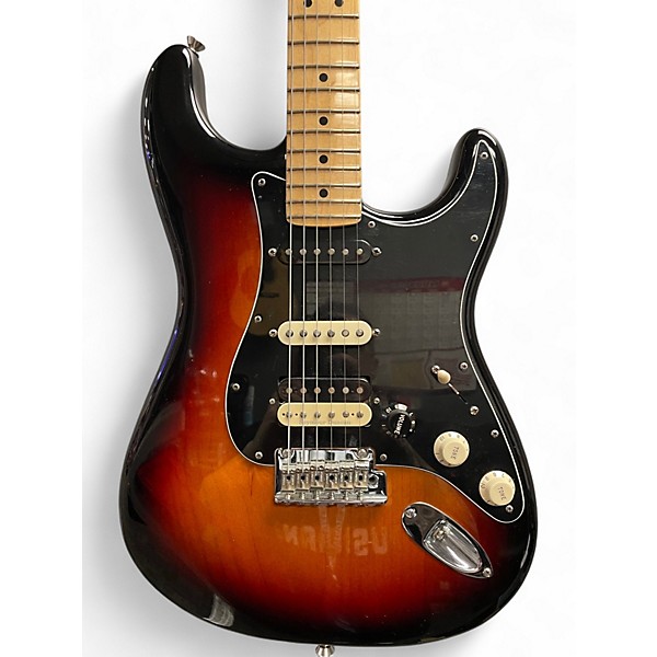 Used Fender American Professional Stratocaster HSS Shawbucker 3 Color Sunburst Solid Body Electric Guitar
