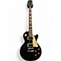 Used Epiphone Les Paul Classic Trans Black Solid Body Electric Guitar thumbnail