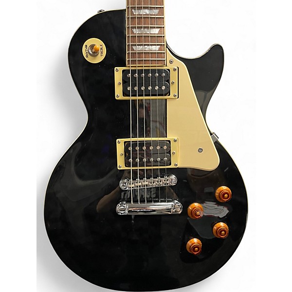 Used Epiphone Les Paul Classic Trans Black Solid Body Electric Guitar