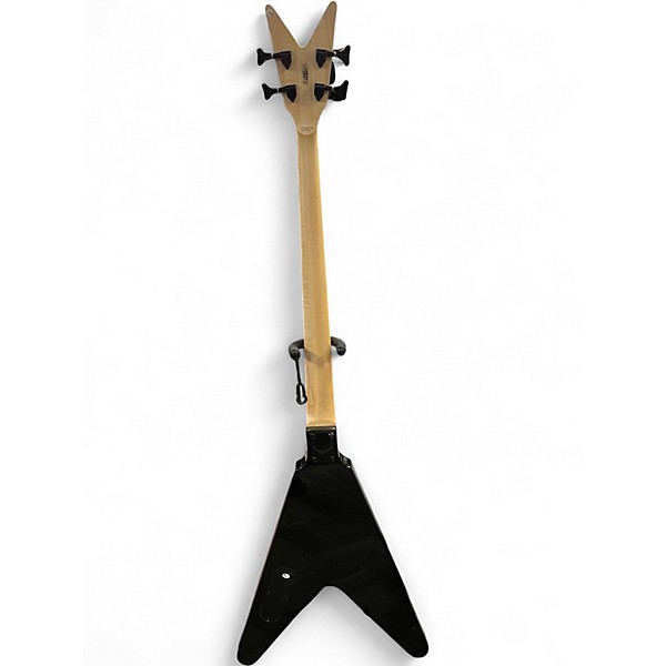Used Dean V Metalman 4 String Black Electric Bass Guitar
