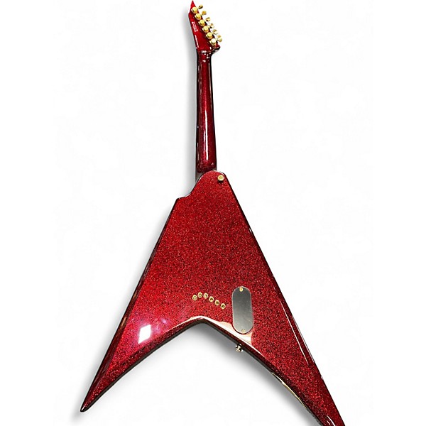 Used ESP LTD KHV RED SPARKLE Solid Body Electric Guitar