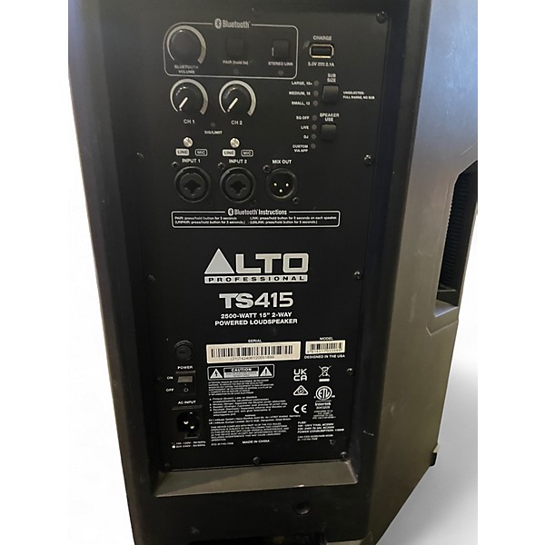 Used Alto TS415 Powered Speaker
