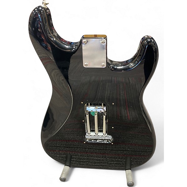 Used Fender Standard Stratocaster Left Handed Black Solid Body Electric Guitar