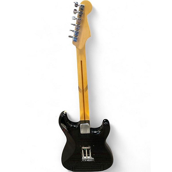 Used Fender Standard Stratocaster Left Handed Black Solid Body Electric Guitar