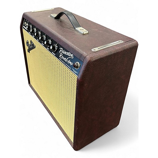 Used Fender 1965 Princeton Reverb 15W 1x10 Tube Guitar Combo Amp