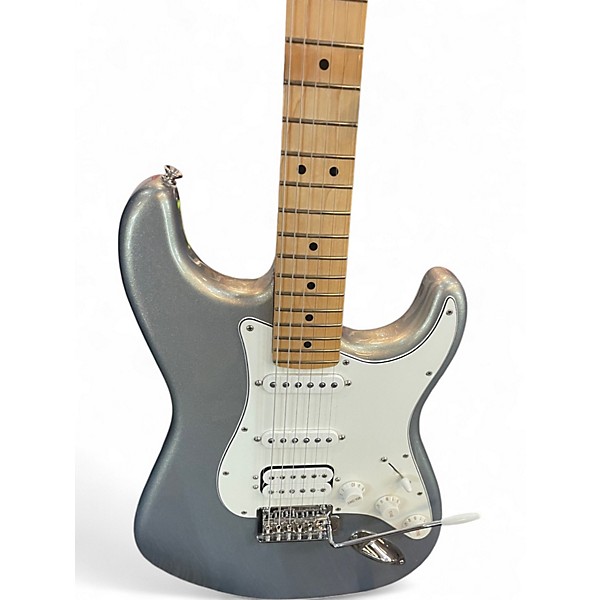 Used Fender Player Stratocaster HSS Silver Solid Body Electric Guitar