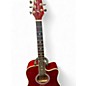 Used Kona K1E  Trans Red Acoustic Guitar thumbnail