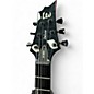 Used ESP LTD H1001FM Deluxe Trans Black Solid Body Electric Guitar