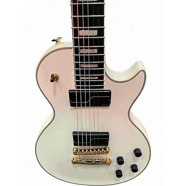 Used Epiphone LES PAUL MKH ORIGINS CUSTOM Antique White Solid Body Electric Guitar