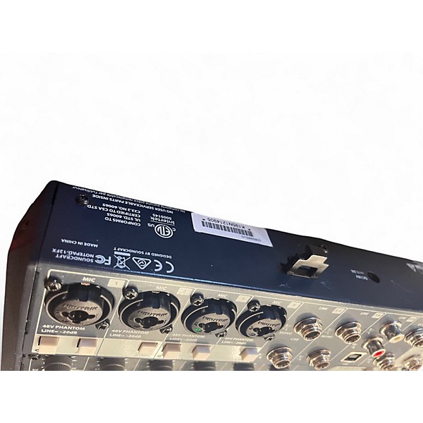 Used Soundcraft notepad12fx Mixer