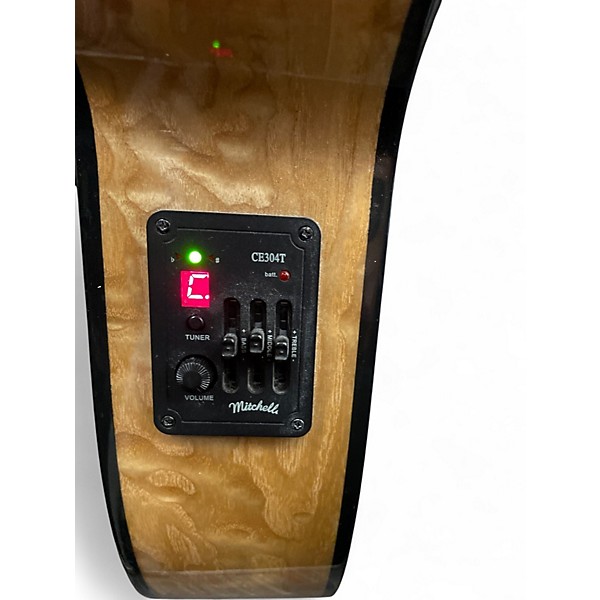 Used Mitchell MX400 Natural Acoustic Electric Guitar