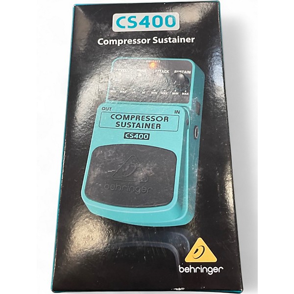 Used Behringer CS400 Compressor Sustainer Effect Pedal