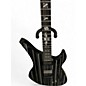 Used Schecter Guitar Research Synyster Gates Signature Custom S Black and Silver Solid Body Electric Guitar