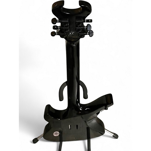 Used Schecter Guitar Research Synyster Gates Signature Custom S Black and Silver Solid Body Electric Guitar