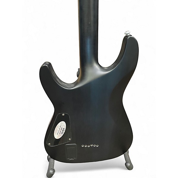 Used Schecter Guitar Research C1 Platinum WHITE FLAME Solid Body Electric Guitar